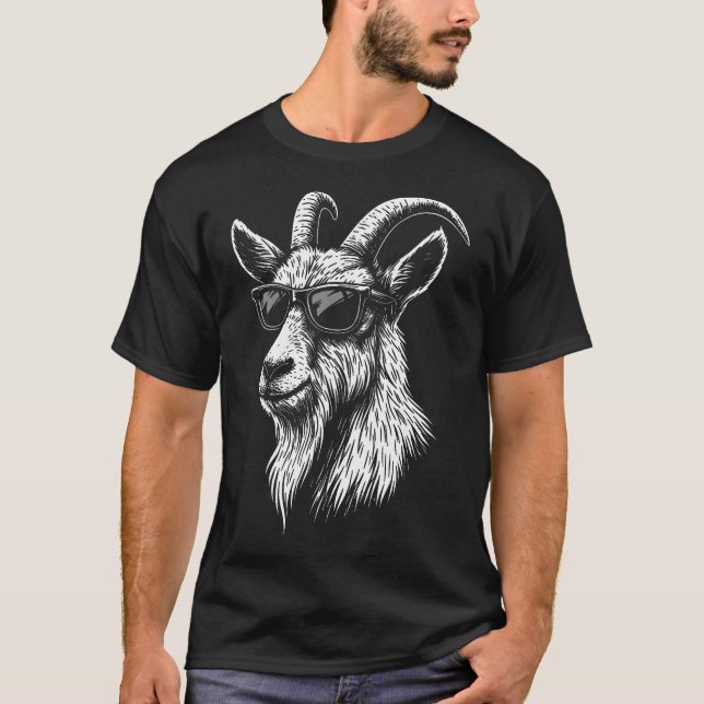 Ziege T-Shirt (Vorderseite)