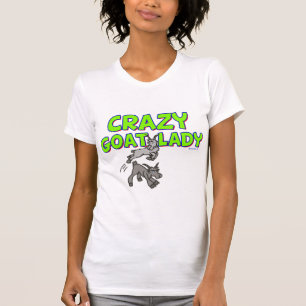 Ziege T - Shirt Crazy Goat Lady 5