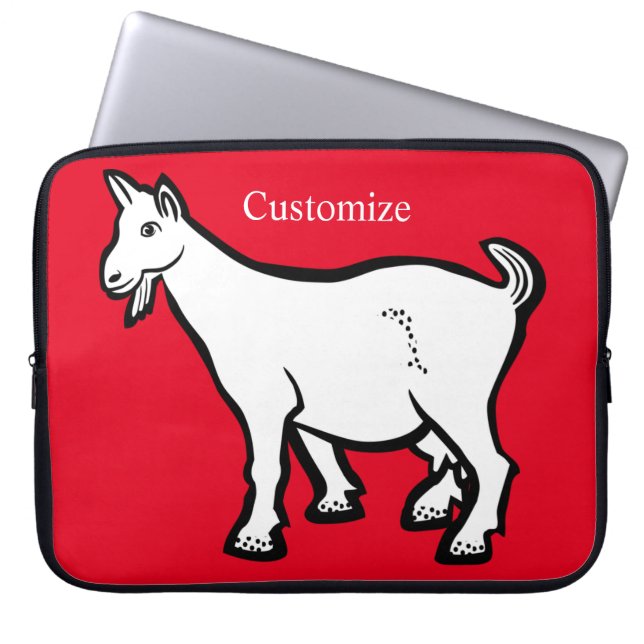 Ziege Thunder_Cove Laptopschutzhülle (Vorderseite)