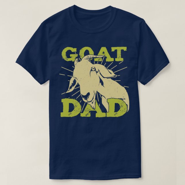 Ziege Vater Bauer Geschenk T-Shirt (Design vorne)