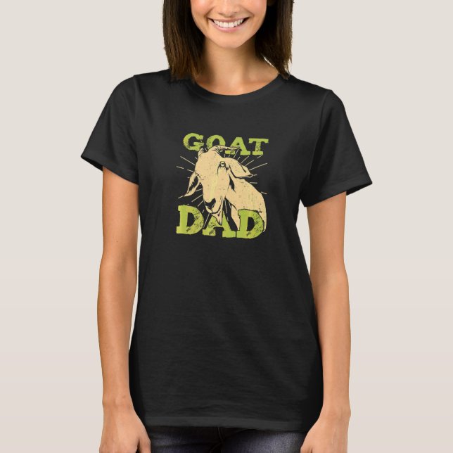Ziege Vater für einen Bauer T-Shirt (Vorderseite)
