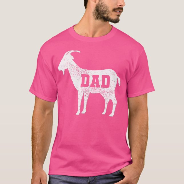 Ziege Vater T-Shirt (Vorderseite)