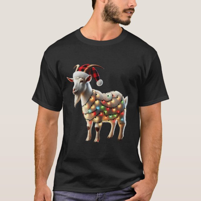 Ziege Weihnachtsziegen Weihnachtsziegen Lover T-Shirt (Vorderseite)