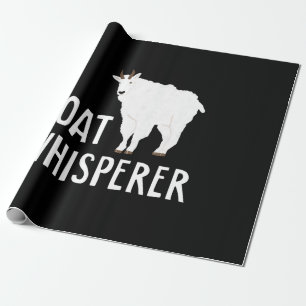 Ziege Whisperer Funny Goat Farm Hemd Hausziege Geschenkpapier