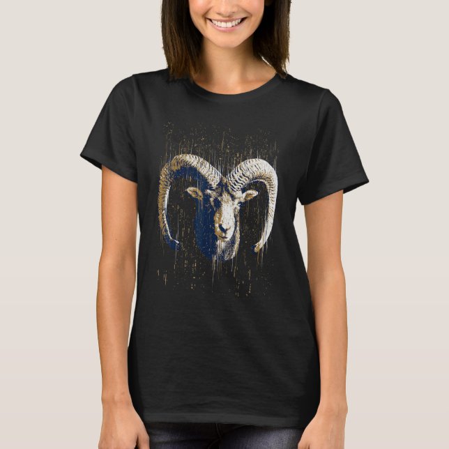 Ziege   Ziege T-Shirt (Vorderseite)