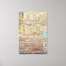 Ziegel-Kunstleinwand