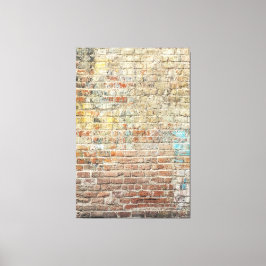 Ziegel-Kunstleinwand Leinwanddruck