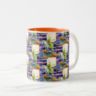 ZIEGELDEMON, SICHER GESCHAFFEN STEED FANTASY HALLO ZWEIFARBIGE TASSE