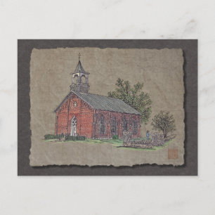 Ziegellandkirche Postkarte
