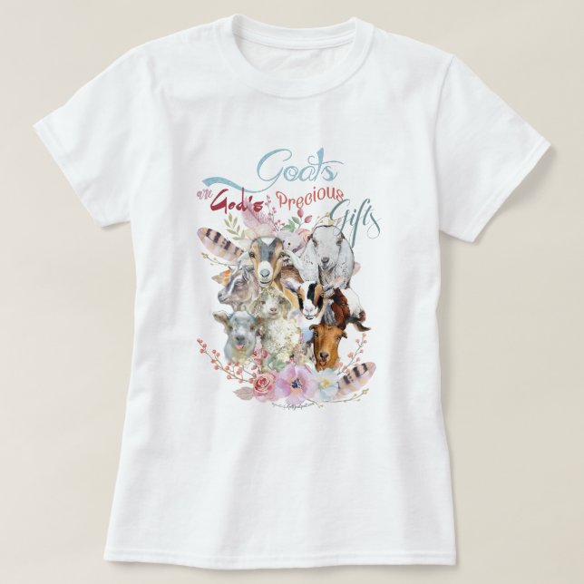 ZIEGELLOVER | Goods Wertvolle Geschenke GetYerGoat T-Shirt (Design vorne)