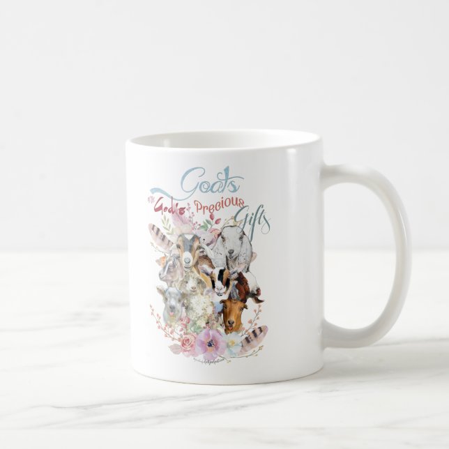 ZIEGELLOVER | Goods Wertvolle Geschenke GetYerGoat Tasse (Rechts)