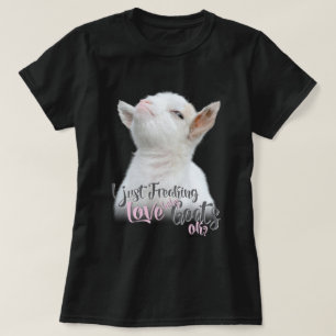 ZIEGELLOVER Ich friere einfach LIEBE Babyziegen T-Shirt