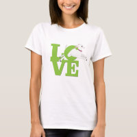 ZIEGELLOVER | LIME GREEN Goat L O V E - Weiße Zieg