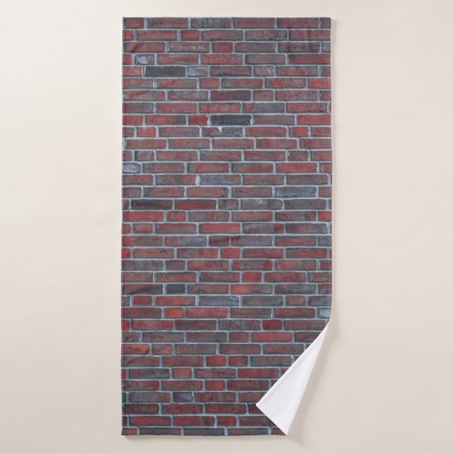 Ziegelmauer Badehandtuch (Badehandtuch)