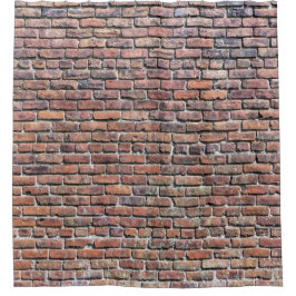 Ziegelmauer Duschvorhang