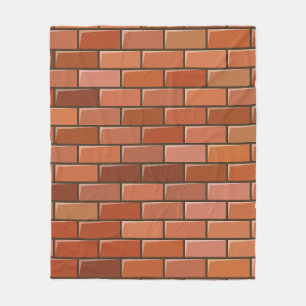 Ziegelmauer Fleecedecke