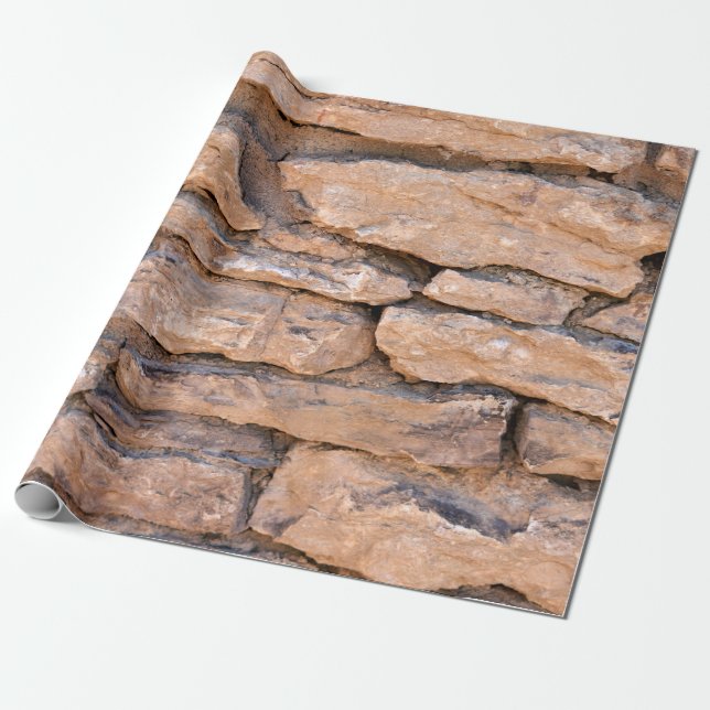 Ziegelmauer. Hintergrund aus Ziegelsteinen. B Geschenkpapier (Ungerollt)