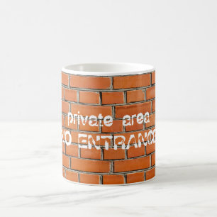 Ziegelmauer Kaffeetasse
