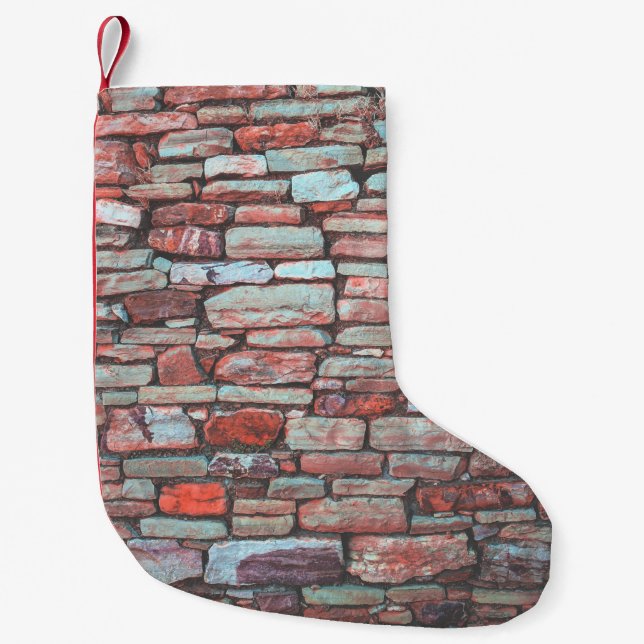 Ziegelmauer Kleiner Weihnachtsstrumpf (Vorderseite)