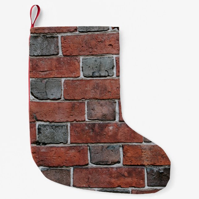 Ziegelmauer Kleiner Weihnachtsstrumpf (Vorderseite)
