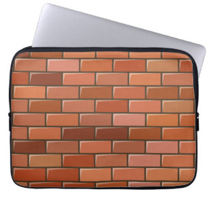 Ziegelmauer Laptopschutzhülle