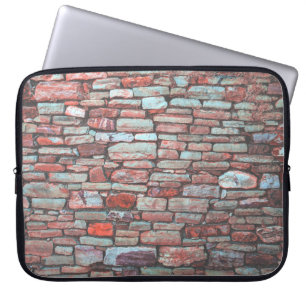 Ziegelmauer Laptopschutzhülle