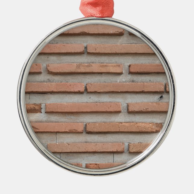 Ziegelmauer Ornament Aus Metall (Vorne)