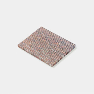 Ziegelmauer Post-it Klebezettel