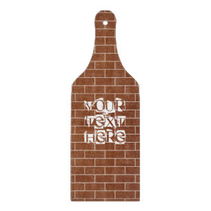 Ziegelmauer-Schneidebrett mit benutzerdefiniertem  Schneidebrett