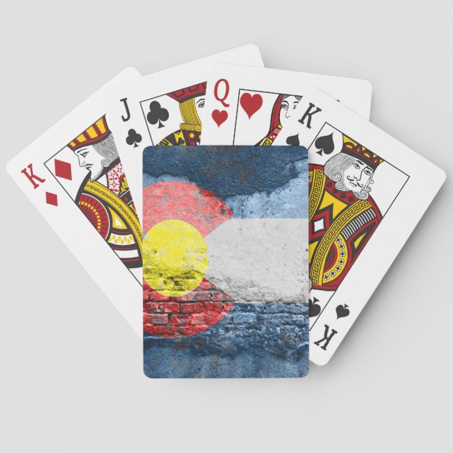 Ziegelmauer Spielkarten (Rückseite)