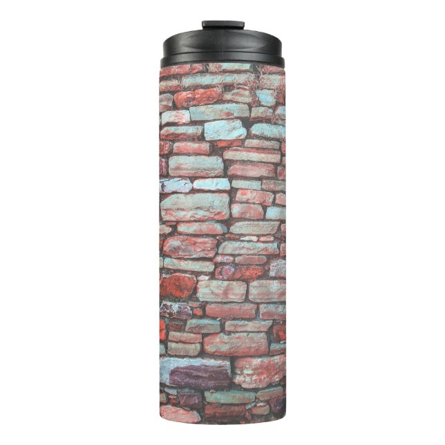 Ziegelmauer Thermosbecher (Vorderseite)