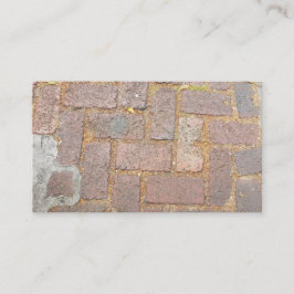 Ziegelstein, der Plasterung pflastert Visitenkarte