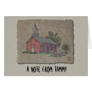 Ziegelstein-Land-Kirche