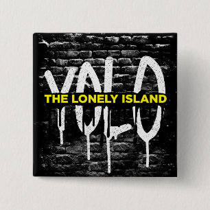 Ziegelstein-Tropfen Button