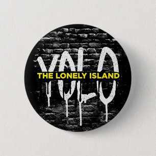 Ziegelstein-Tropfen Button