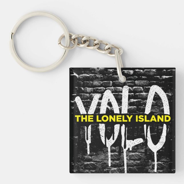 Ziegelstein-Tropfen Schlüsselanhänger (Vorderseite)