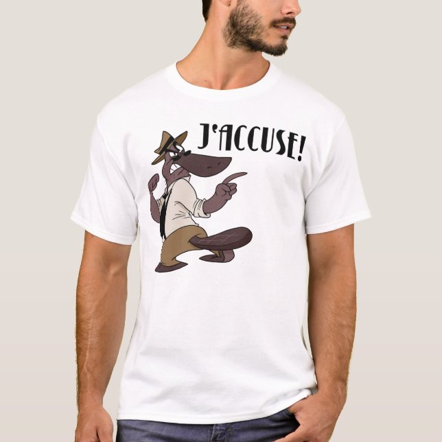 ZiegelsteinDuckbill: J'Accuse! T-Shirt (Vorderseite)