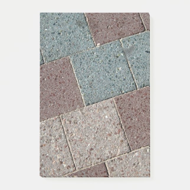 Ziegelsteine Post-it Klebezettel (Vorderseite)