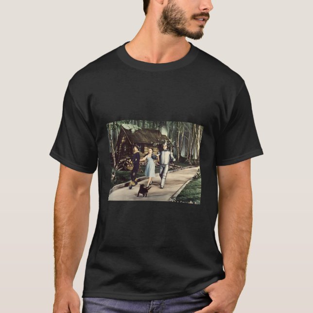Ziegelstraßenassistent von Oz Zinn Scarecrow Dorot T-Shirt (Vorderseite)
