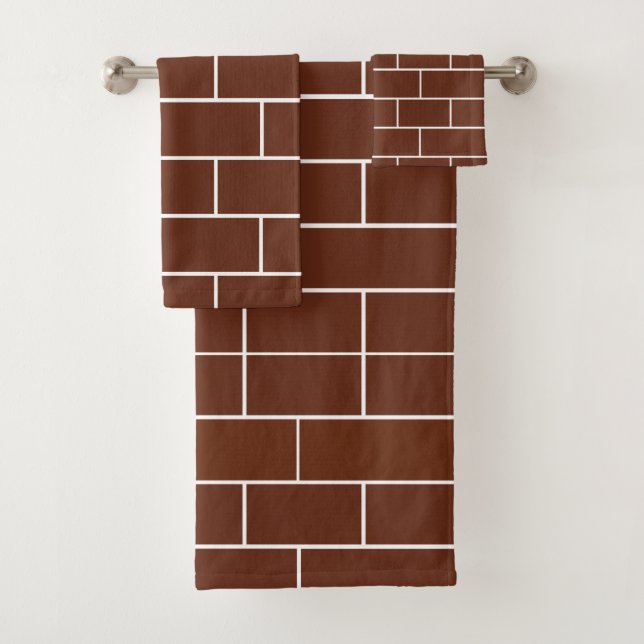 Ziegelwand  badhandtuch set (Insitu)