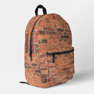 Ziegelwand Bedruckter Rucksack