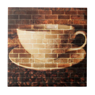 Ziegelwand-Kaffeekachel Fliese