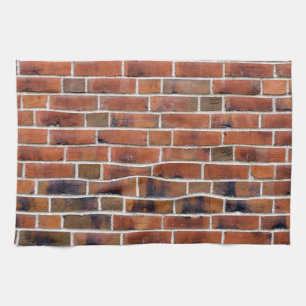 Ziegelwand mit Gelenken Handtuch