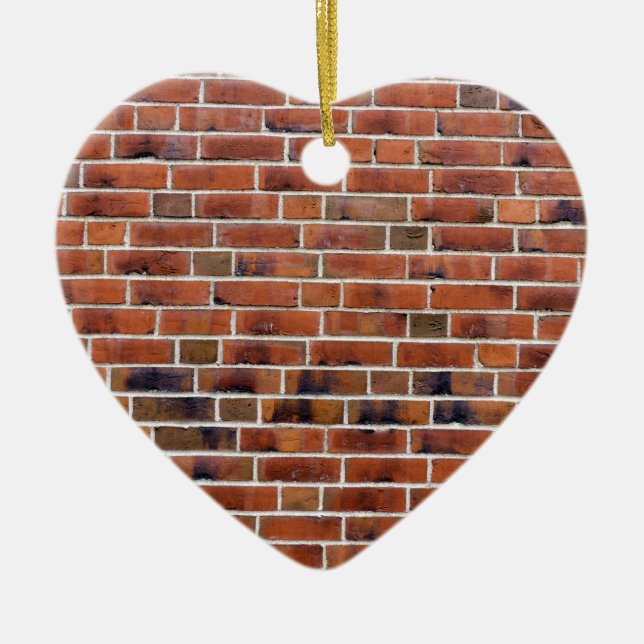 Ziegelwand mit Gelenken Keramikornament (Vorne)