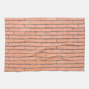 Ziegelwandmuster Handtuch
