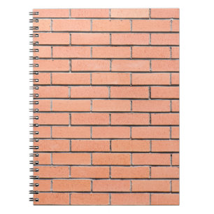 Ziegelwandmuster Notizblock