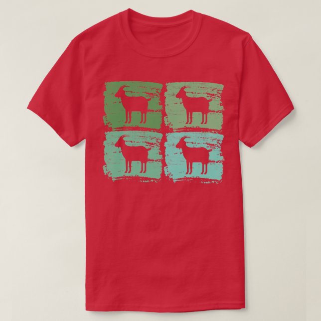 Ziegen Bauer Geschenk T-Shirt (Design vorne)
