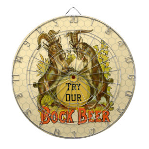 Ziegen Bock-Bierwerbung Dartscheibe