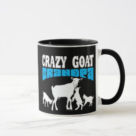 ZIEGEN | Crazy Goat Grandpa White GYG Tasse