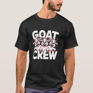 Ziegen Crew Giraffen Bekleidung Ziegenliebhaber-Sh T-Shirt